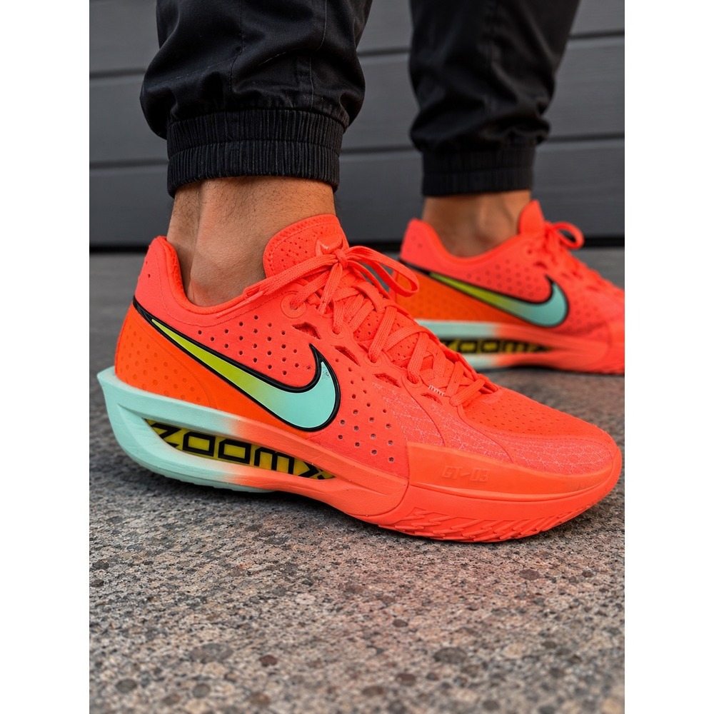 Nike Zoom G.T. Cut 3 Bright Mango Basketball Shoes Men's Size 9